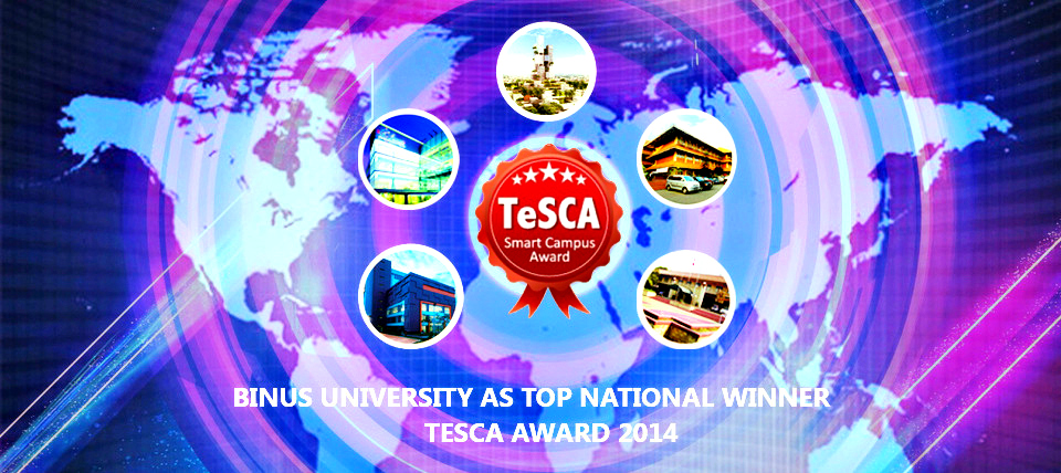 BINUS UNIVERSITY MENJADI JUARA NASIONAL TESCA 2014