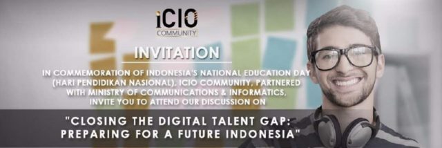 MOU SIGNING BINUS UNIVERSITY DAN ICIO COMMUNITY