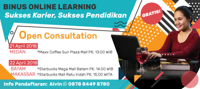 OPEN CONSULTATION BINUS Online Learning Luar Jakarta