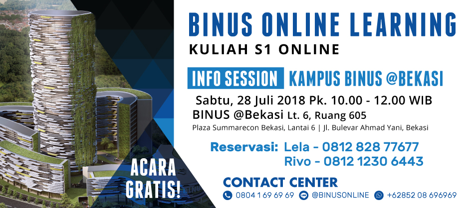 Info Session Binus Online Learning @Binus Bekasi