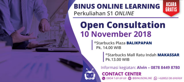 BINUS ONLINE LUAR JAKARTA