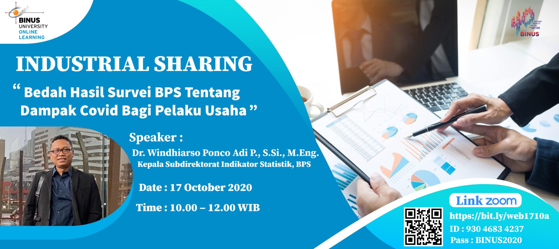 Industrial Sharing: Bedah Hasil Survey BPS Tentang Dampak COVID Bagi Pelaku Usaha