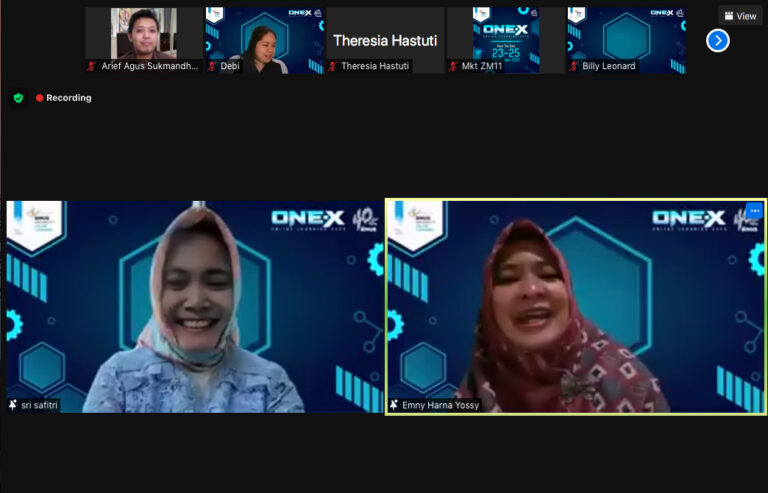 Webinar Binus One-X (Online Learning Expo)
