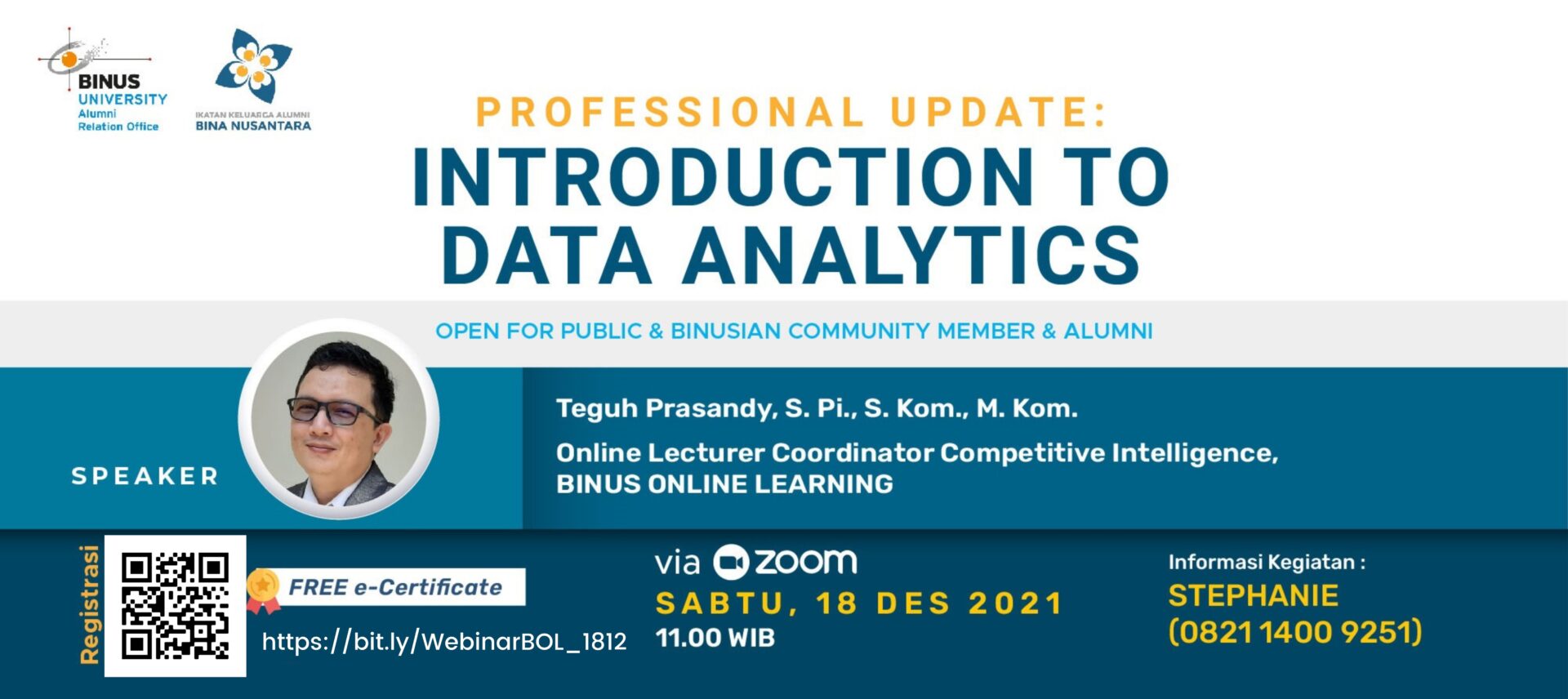 Professional Update : Introduction to Data Analytics