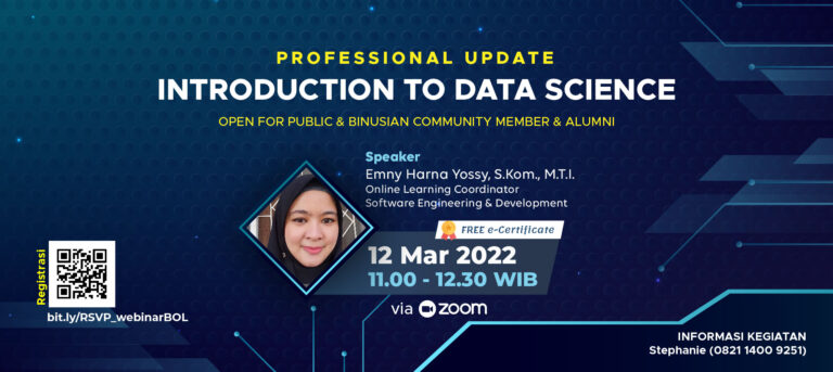 Professional Update : Introduction to Data Science.