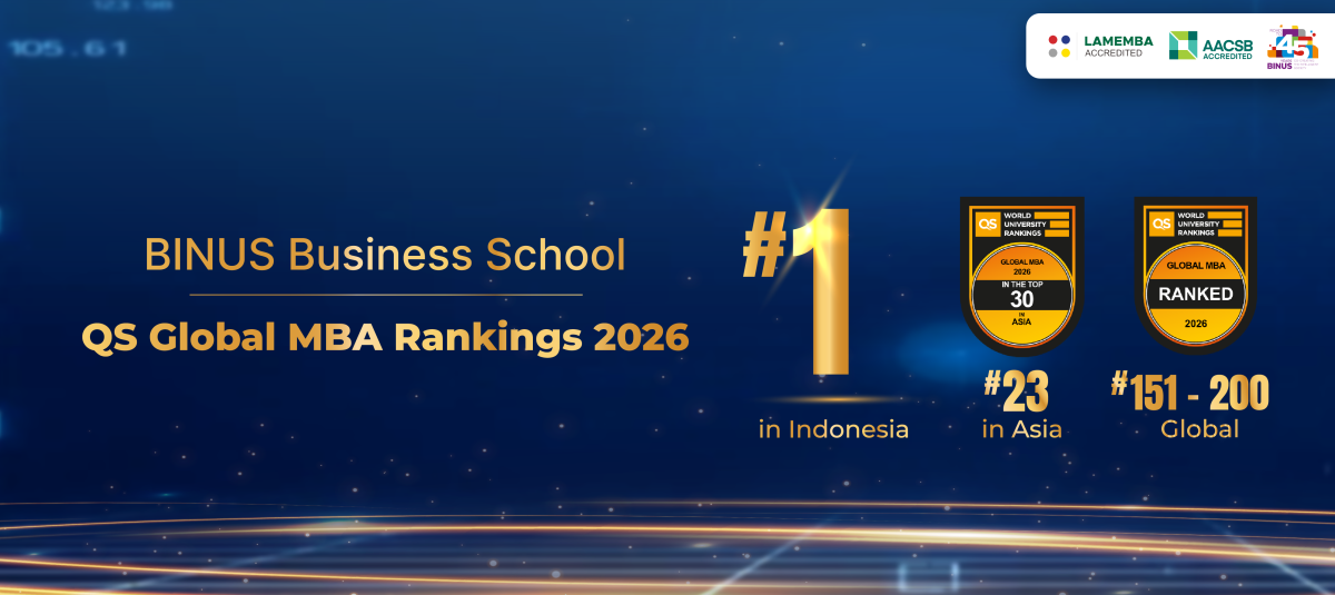 BINUS Business School Raih Peringkat Tertinggi di Indonesia dalam QS Global MBA Rankings 2026