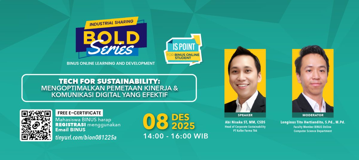 BOLD Series Industrial Sharing Tech For Sustainability: Mengoptimalkan Pemetaan Kinerja & Komunikasi Digital yang Efektif