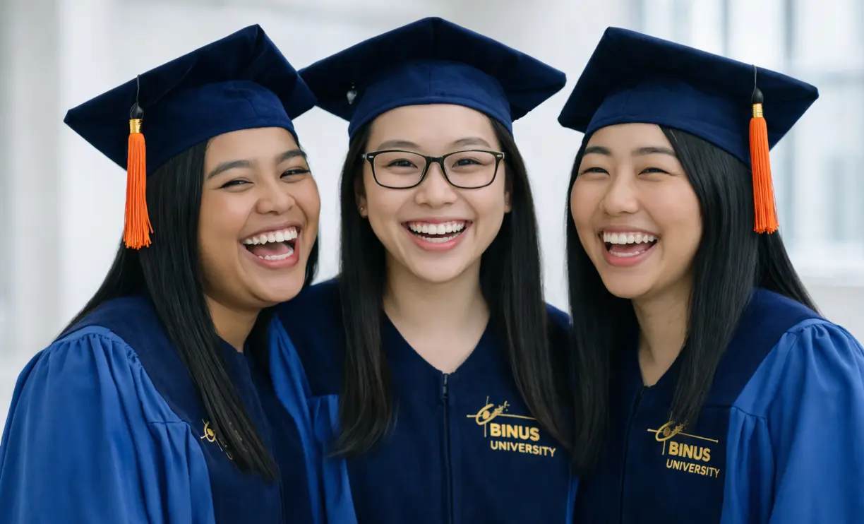 Mahasiswa BINUS University - Bangun fondasi kariermu dengan kuliah online kelas dunia