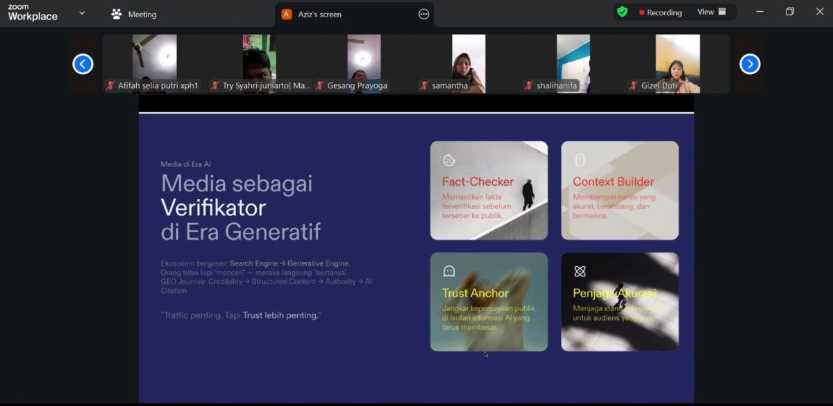 Kolaborasi BINUS Online dan Tribun: Mendorong Literasi Jurnalistik Generasi Muda di Era Digital